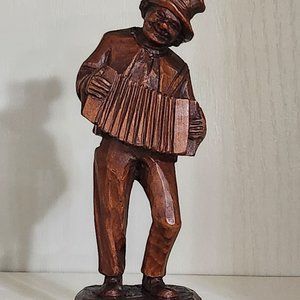 Rare Find Vintage Original Oberammergau Hand Carved Wooden Figure Folk Art